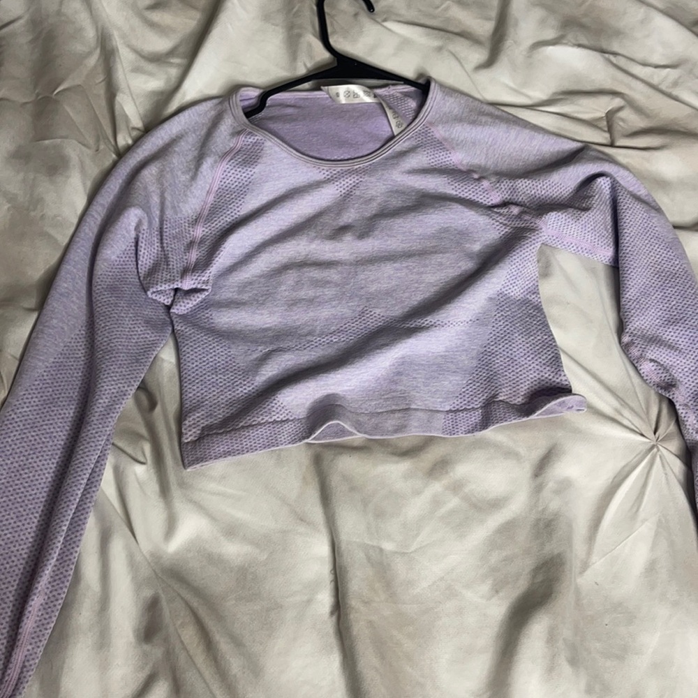 Lilac Astoria size small 76% polyamide 14% polyester and 10% spandex